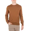 Zegna Cashseta Light Crewneck Sweater In Brown