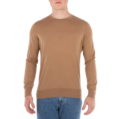 Zegna Ermenegildo  Cashmere-silk Crewneck Sweater In Sand