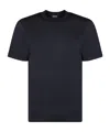 Zegna Short-sleeved Crewneck T-shirt In Black