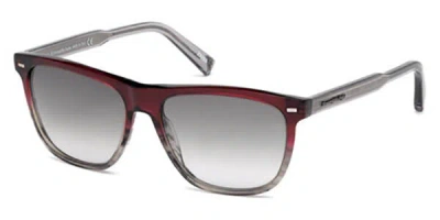 Zegna Ermenegildo  Ez0041 71b Men's Sunglasses Burgundy Size 57