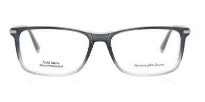 Zegna Ermenegildo  Ez5041 020 Men's Glasses Grey Size 55 - Free Lenses - Blue Light Block Available In Pattern
