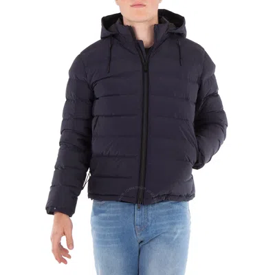 Zegna Ermenegildo  Leggerissimo Quilted Hooded Down Jacket In Blue