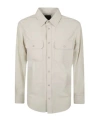 Zegna Ermenegildo  Long Sleeved Snapped Shirt In White