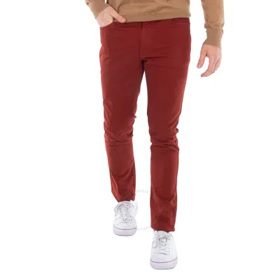 Zegna Ermenegildo  Roccia Stretch-cotton Denim Jeans In Red
