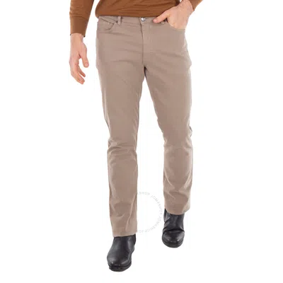 Zegna Ermenegildo  Roccia Stretch-cotton Denim Jeans In Brown