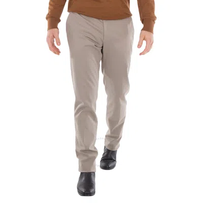 Zegna Ermenegildo  Tailored Cotton Chino Trousers In Brown
