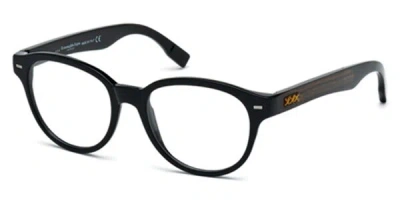 Zegna Ermenegildo  Zc5002 001 Occhiali Da Vista Neri Per Uomo (solo Montatura) In Blue