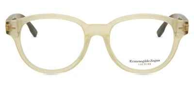 Zegna Ermenegildo  Zc5002 026 Occhiali Da Vista Chiari Per Uomo (solo Montatura) In White