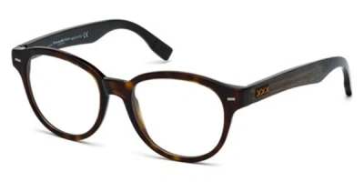 Zegna Ermenegildo  Zc5002 052 Occhiali Da Vista Tartarugatishell Per Uomo (solo Montatura) In Brown