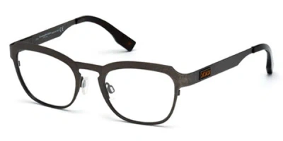 Zegna Ermenegildo  Zc5004 020 Occhiali Da Vista Grigi Per Uomo (solo Montatura) In Black