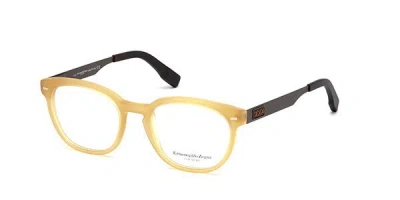 Zegna Ermenegildo  Zc5007 Men's Glasses, White, Size 50