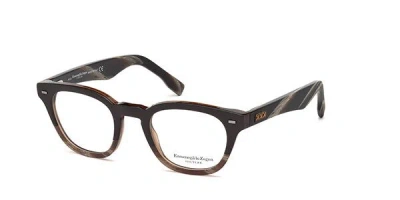 Zegna Ermenegildo  Zc5011 Men's Glasses, Brown, Size 48