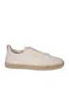 Zegna Triple Stitch Tm Espadrilles Men In Beige