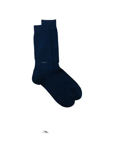Zegna Everyday Socks In Blue