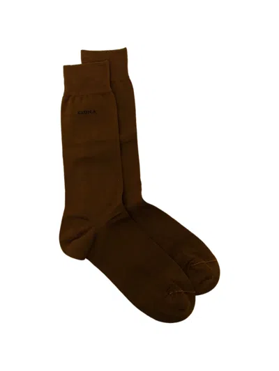 Zegna Everyday Socks In Brown