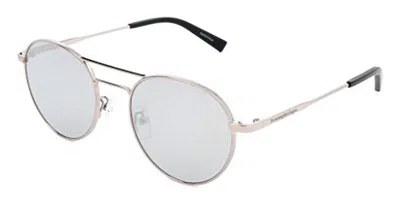 Zegna Ez0089/d Vestibilità Orientale 14c Occhiali Da Sole Grigi Per Uomo