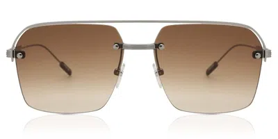 Zegna Ez0213 08f Men's Sunglasses Gunmetal Size 59