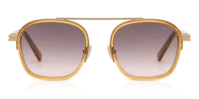 Zegna Ez0231 39k Men's Sunglasses Gold Size 51