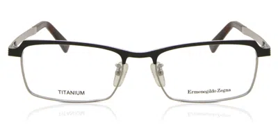 Zegna Ez5093d Asian Fit Men's Glasses, Black, Size 55