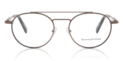 Zegna Ez5118 Men's Glasses, Brown, Size 50