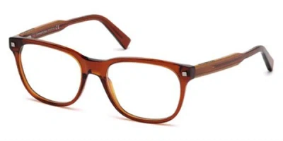 Zegna Ez5120 Men's Glasses, Brown, Size 54