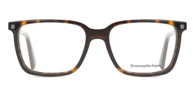 Zegna Ez5145 052 Men's Glasses Tortoiseshell Size 54 - Free Lenses - Blue Light Block Available In Brown