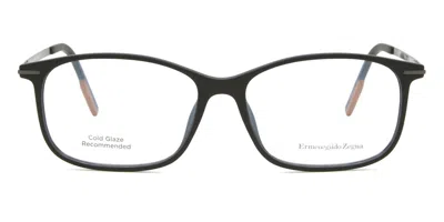 Zegna Ez5172 002 Occhiali Da Vista Neri Per Uomo (solo Montatura) In Black
