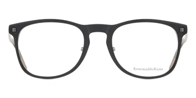 Zegna Ez5194 001 Occhiali Da Vista Neri Per Uomo (solo Montatura) In Black