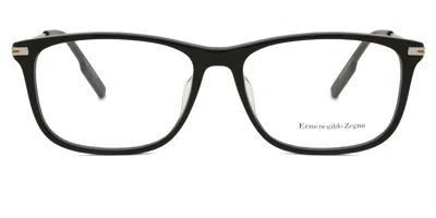 Zegna Ez5233d Asian Fit Men's Glasses, Black, Size 56