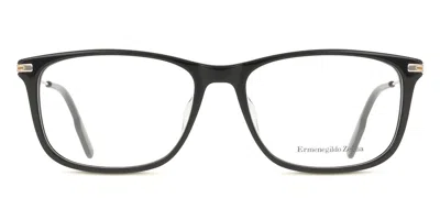 Zegna Ez5233d Asian Fit Men's Glasses, Black, Size 56