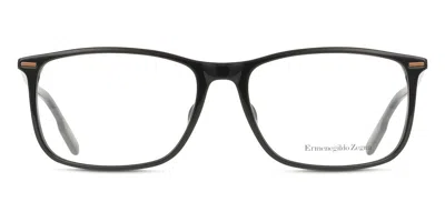 Zegna Ez5236-f Asian Fit Men's Glasses, Black, Size 57