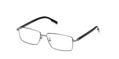Zegna Ez5239-h 012 Men's Glasses Silver Size 57 - Free Lenses - Blue Light Block Available In Black