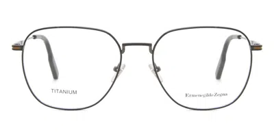 Zegna Ez5241 Men's Glasses, Grey, Size 54 In Gray
