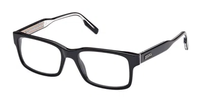 Zegna Ez5254 Men's Glasses, Black, Size 54