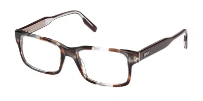 Zegna Ez5254 Men's Glasses, Brown, Size 54