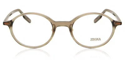 Zegna Ez5256 051 Men's Glasses Brown Size 48 - Free Lenses - Blue Light Block Available