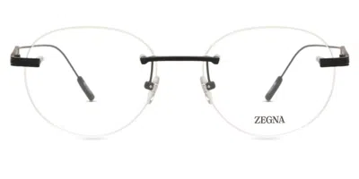 Zegna Ez5263-h Men's Glasses, Black, Size 53