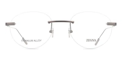 Zegna Ez5263-h Men's Glasses, Gunmetal, Size 53