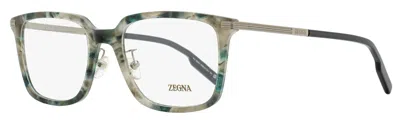 Zegna Ez5265-h Stepped Browline Eyeglasses In Multi