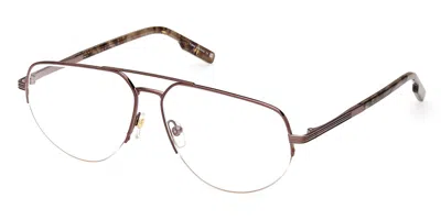 Zegna Ez5266 Men's Glasses, Brown, Size 59