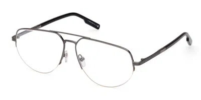 Zegna Ez5266 Men's Glasses, Gunmetal, Size 59
