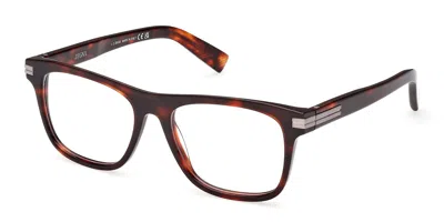 Zegna Ez5267 054 Men's Glasses Tortoiseshell Size 54 - Free Lenses - Blue Light Block Available
