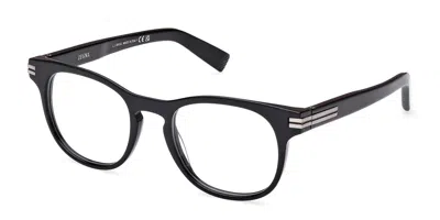 Zegna Ez5268 Men's Glasses, Black, Size 51