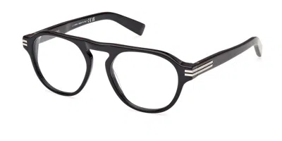 Zegna Ez5281 Men's Glasses, Black, Size 51