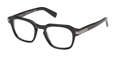 Zegna Ez5282 Men's Glasses, Black, Size 50
