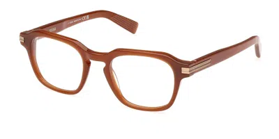 Zegna Ez5282 Men's Glasses, Brown, Size 50