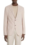 ZEGNA ZEGNA FAIRWAY CROSSOVER LINEN BLEND SPORT COAT