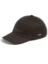 Zegna Dark Brown Oasi Cashmere Baseball Cap In Brown