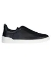ZEGNA FITTED SLIDE-ON SNEAKERS
