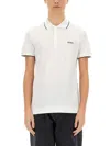 Zegna Fitted White Polo With Classic Collar
